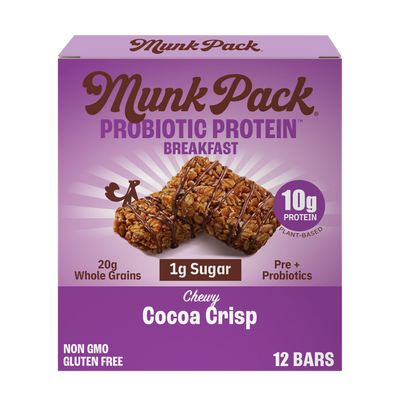 Cocoa Crisp Probiotic Protein™ Breakfast Bar, 12-Count