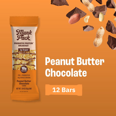 Peanut Butter Chocolate Probiotic Protein™ Breakfast Bar, 12-Count