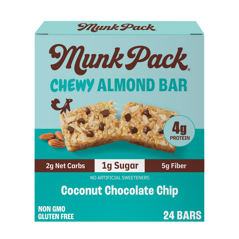 Coconut Chocolate Chip Chewy Almond Bar, 24-Count