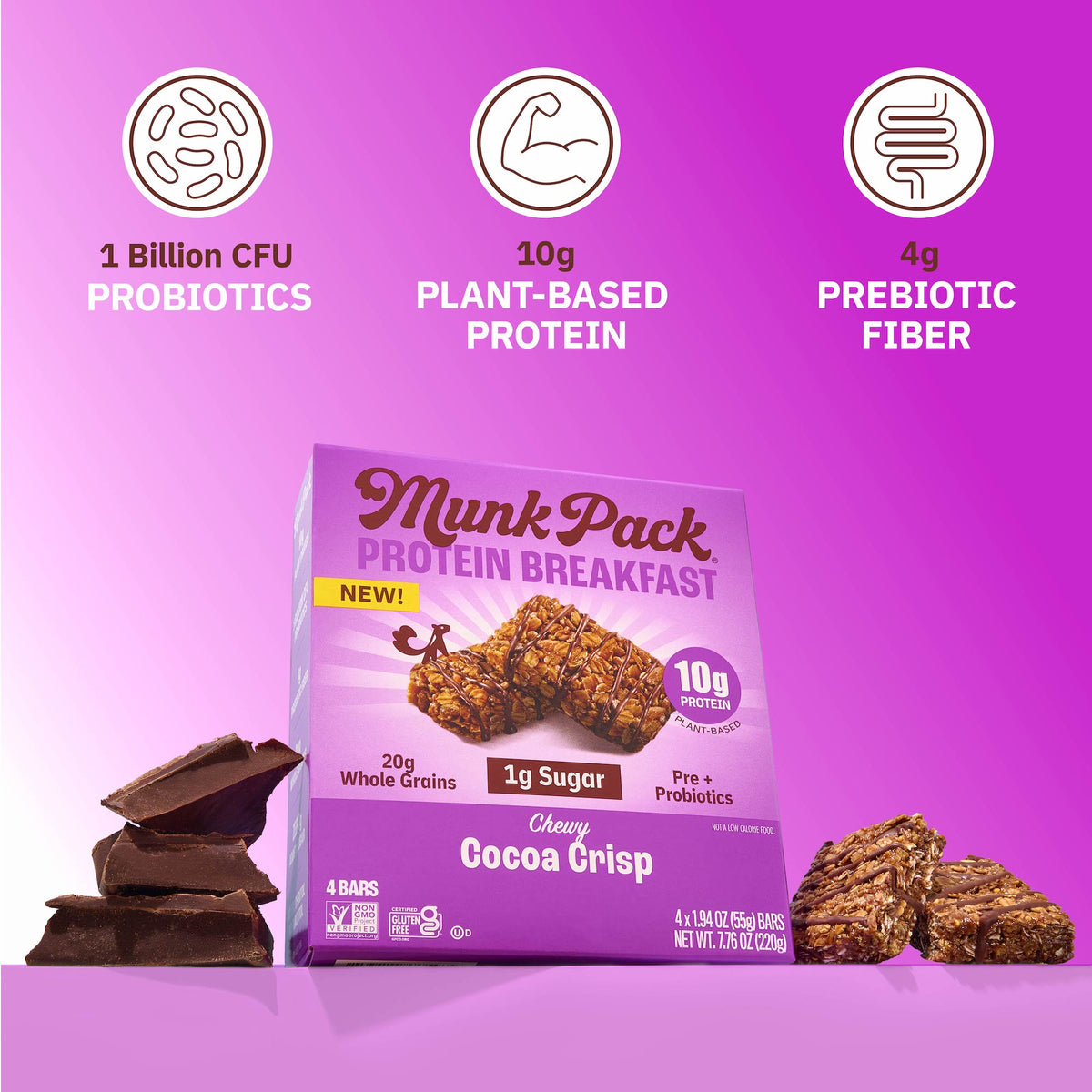Probiotic Protein™ Breakfast Bar Variety Pack, 5-Count