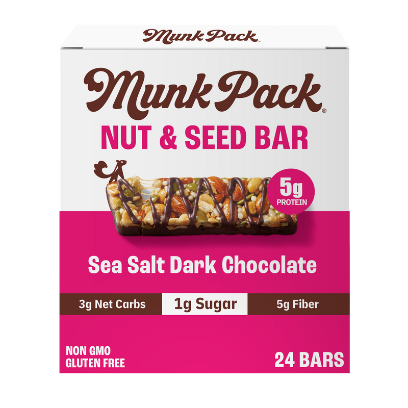 Sea Salt Dark Chocolate Nut & Seed Bar, 24-Count
