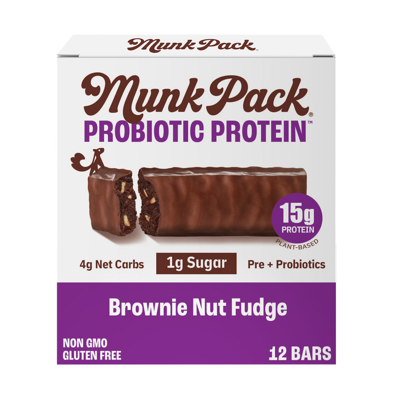 Brownie Nut Fudge Probiotic Protein™ Bar, 12-Count