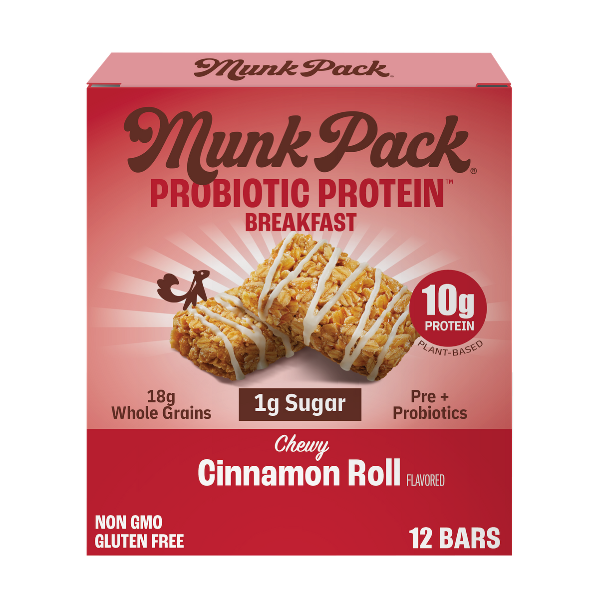 Cinnamon Roll Probiotic Protein™ Breakfast Bar, 12-Count