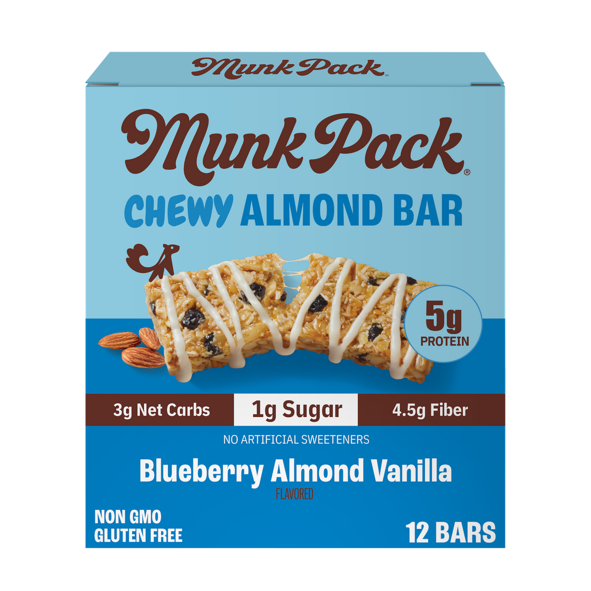 Blueberry Almond Vanilla Granola Bar, 12-Count