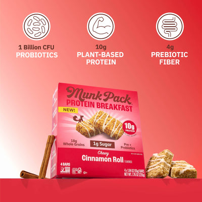 Cinnamon Roll Probiotic Protein™ Breakfast Bar, 12-Count