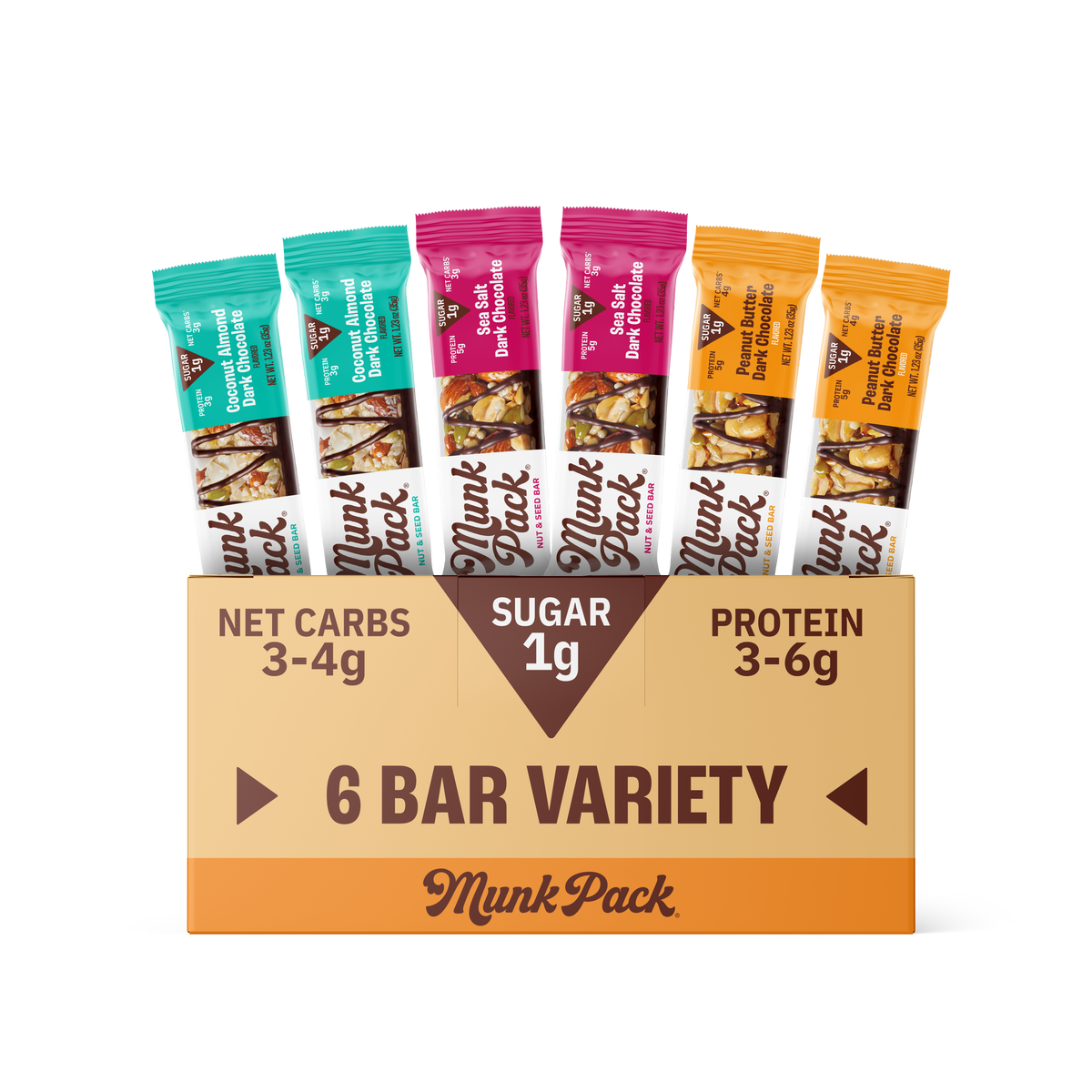 Nut & Seed Bar Variety Pack, 6-Count