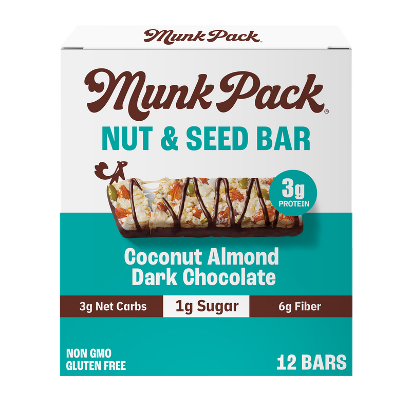 Coconut Almond Dark Chocolate Nut & Seed Bar, 12-Count