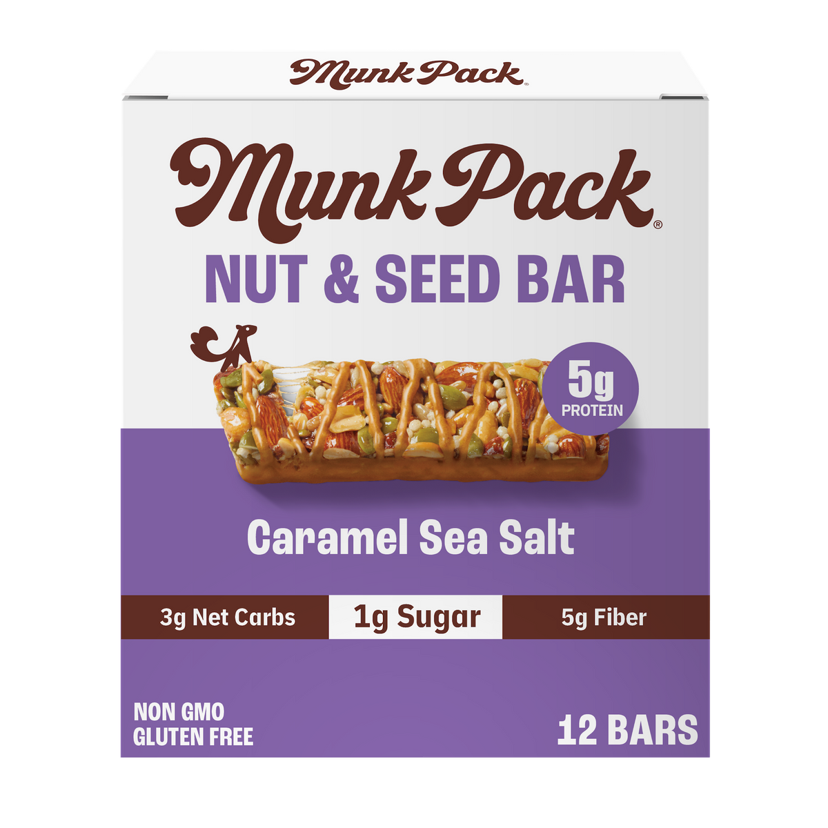 Caramel Sea Salt Nut & Seed Bar, 12-Count