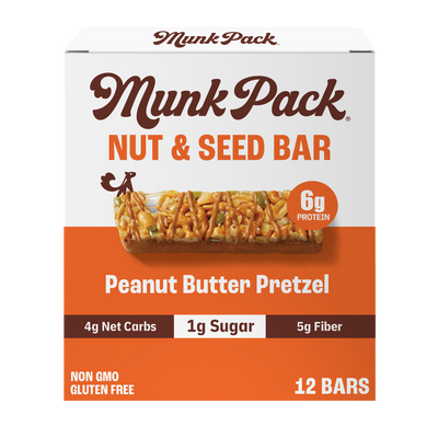 Peanut Butter Pretzel Nut & Seed Bar, 12-Count