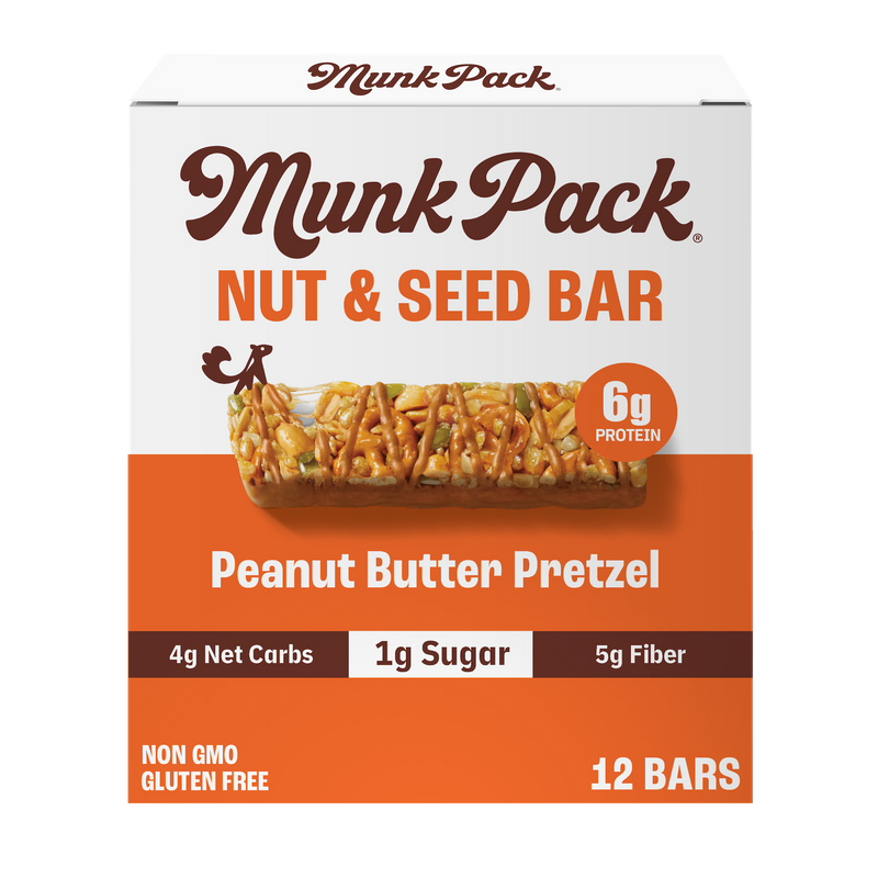 Peanut Butter Pretzel Nut & Seed Bar, 12-Count