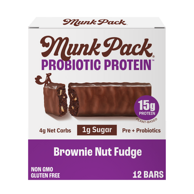 Brownie Nut Fudge Probiotic Protein™ Bar, 12-Count