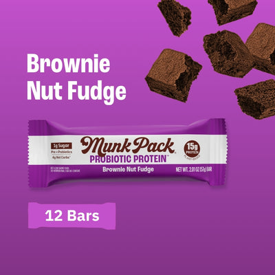 Brownie Nut Fudge Probiotic Protein™ Bar, 12-Count